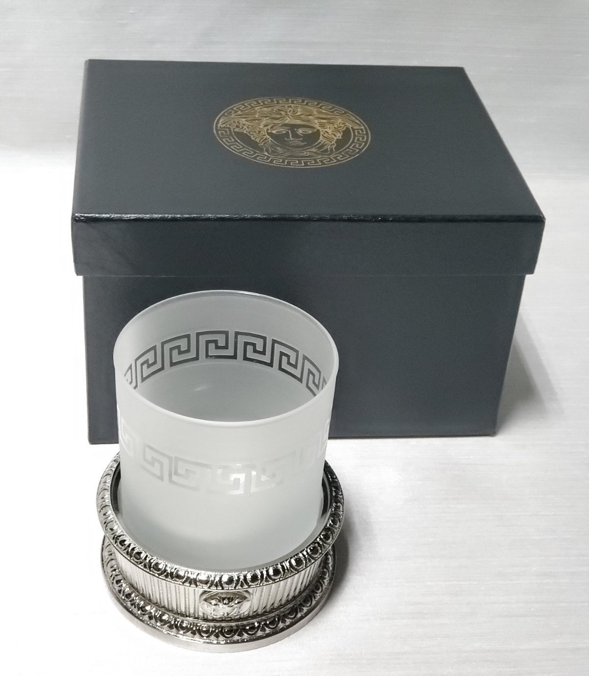 Flash Sale Versace Medusa Platinum Beaker/Toothbrush Holder