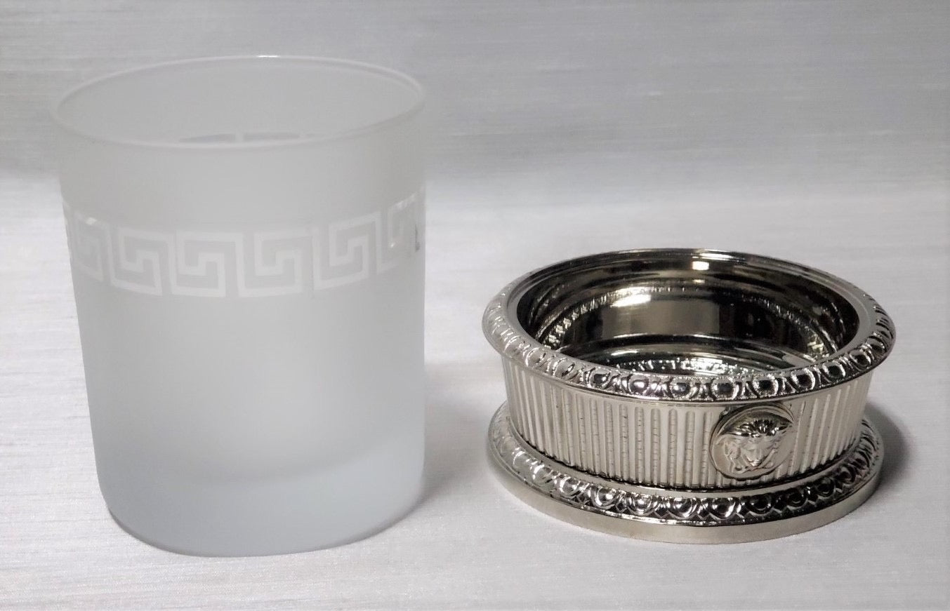 Flash Sale Versace Medusa Platinum Beaker/Toothbrush Holder