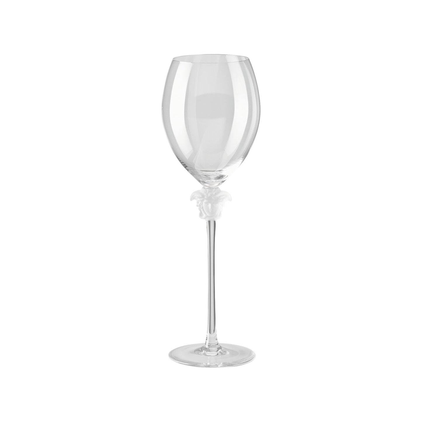 Versace Rosenthal Lumiere Red Wine Crystal Glasses Pair
