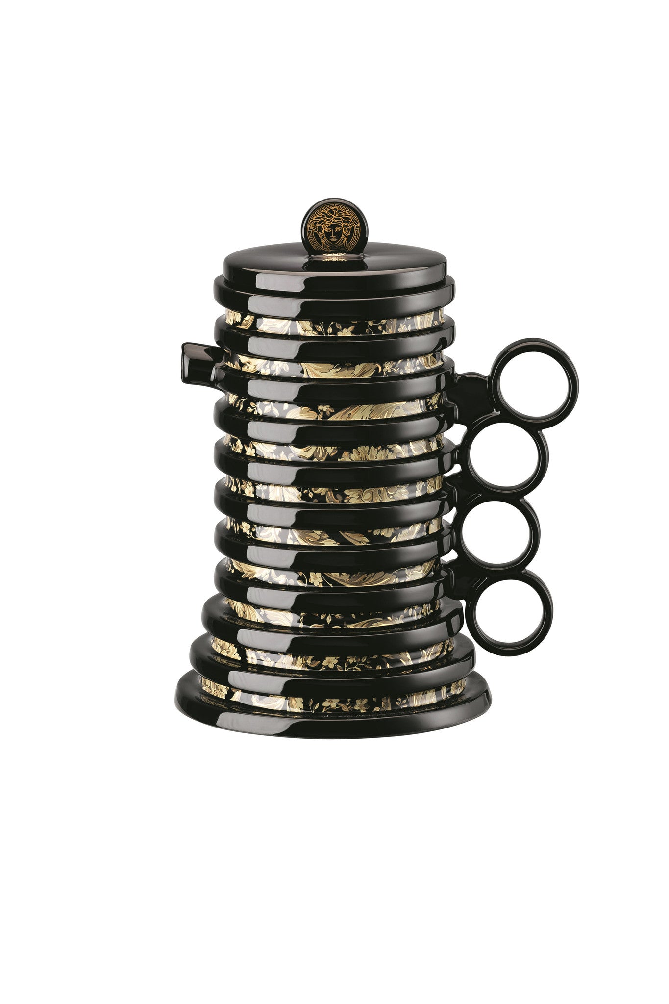 Versace Rosenthal Baroque Punk La Medusa Limited Editions - Tea Sets - 11Pieces