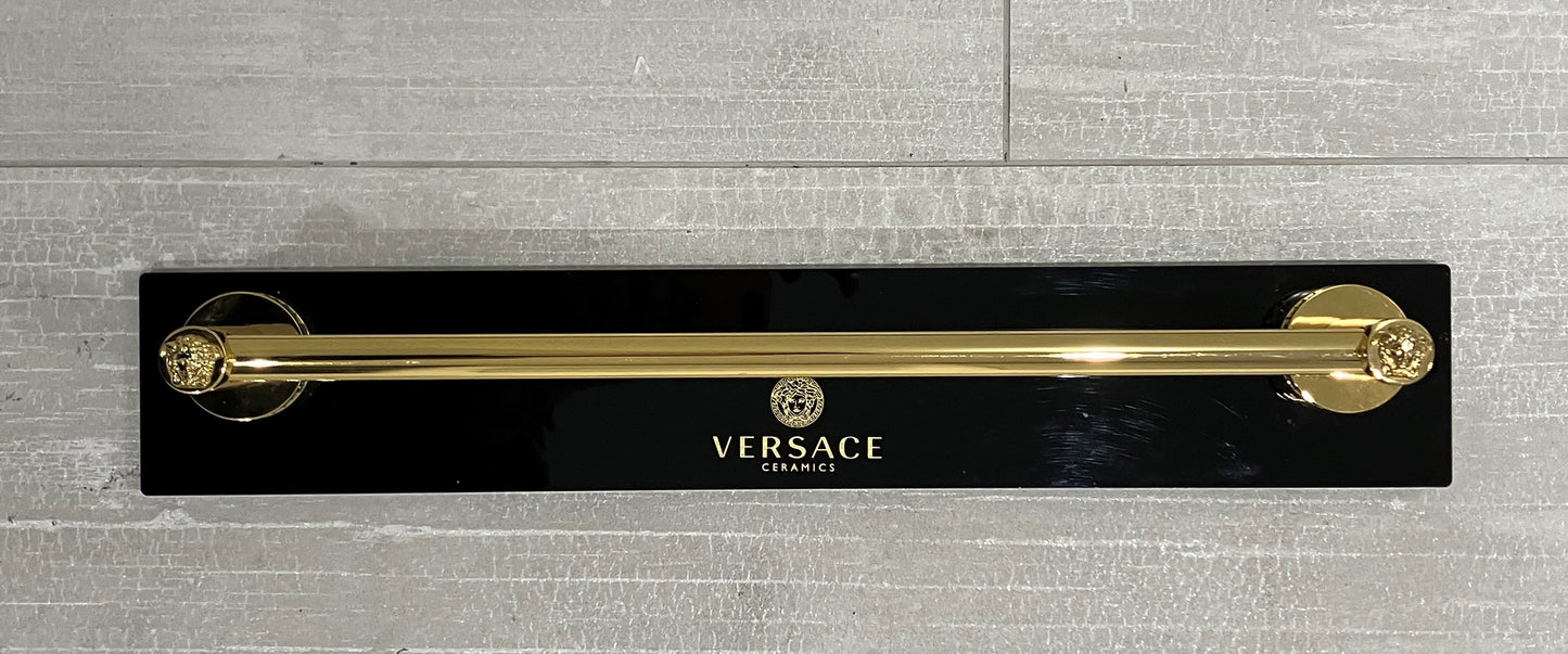 Versace Glass Towel Holder Gold 60CM