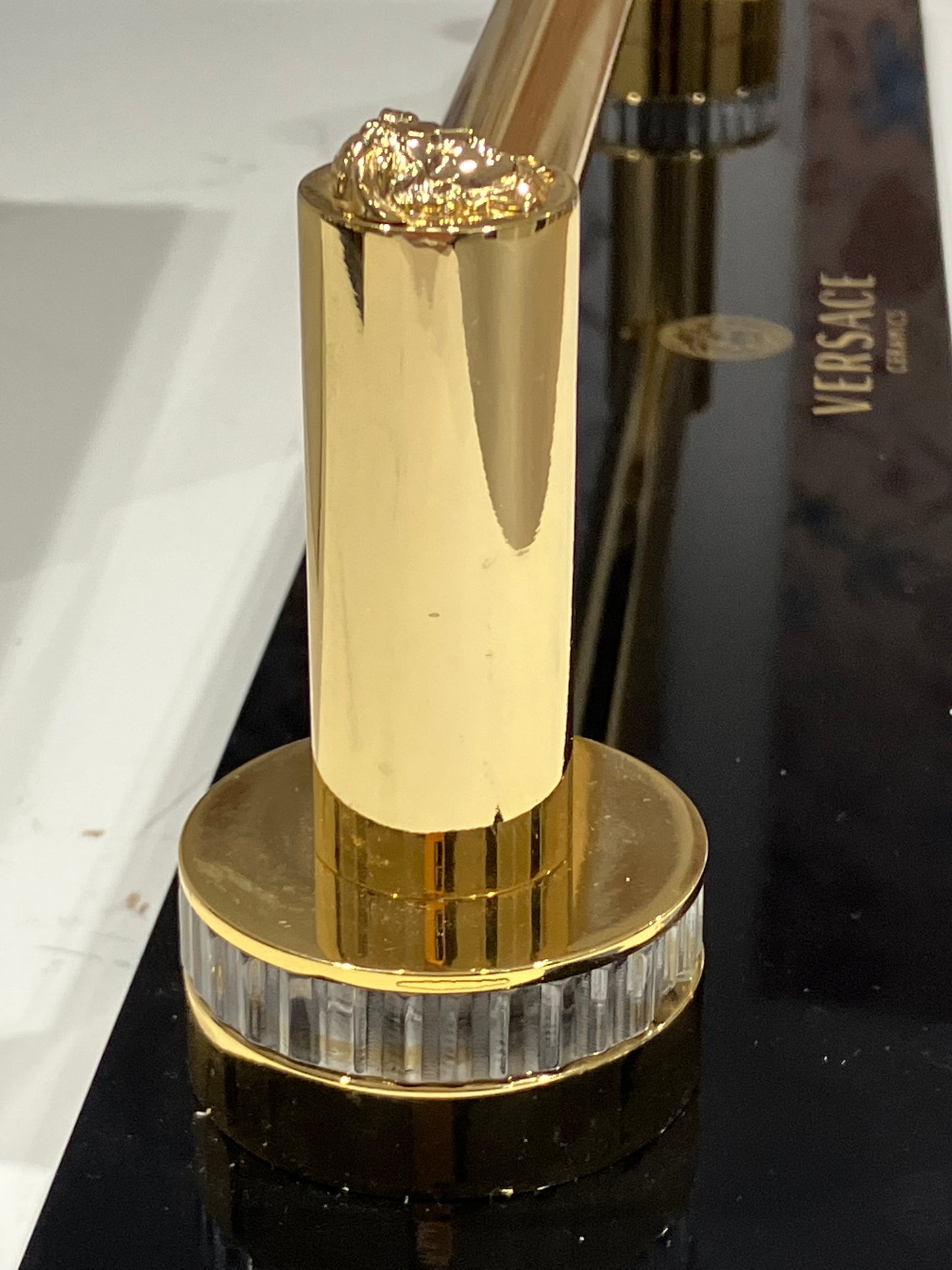 Versace Glass Towel Holder Gold 60CM