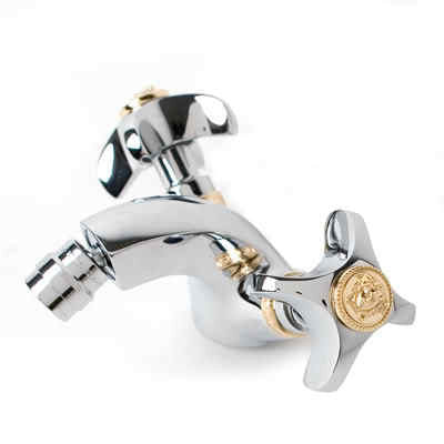 Versace Gold and Chrome Single Hole Bidet Set