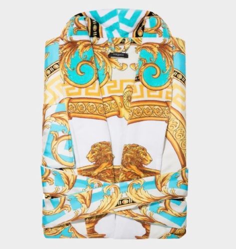 Versace La Coupe des Dieux Bathrobe - Silk - Size Medium