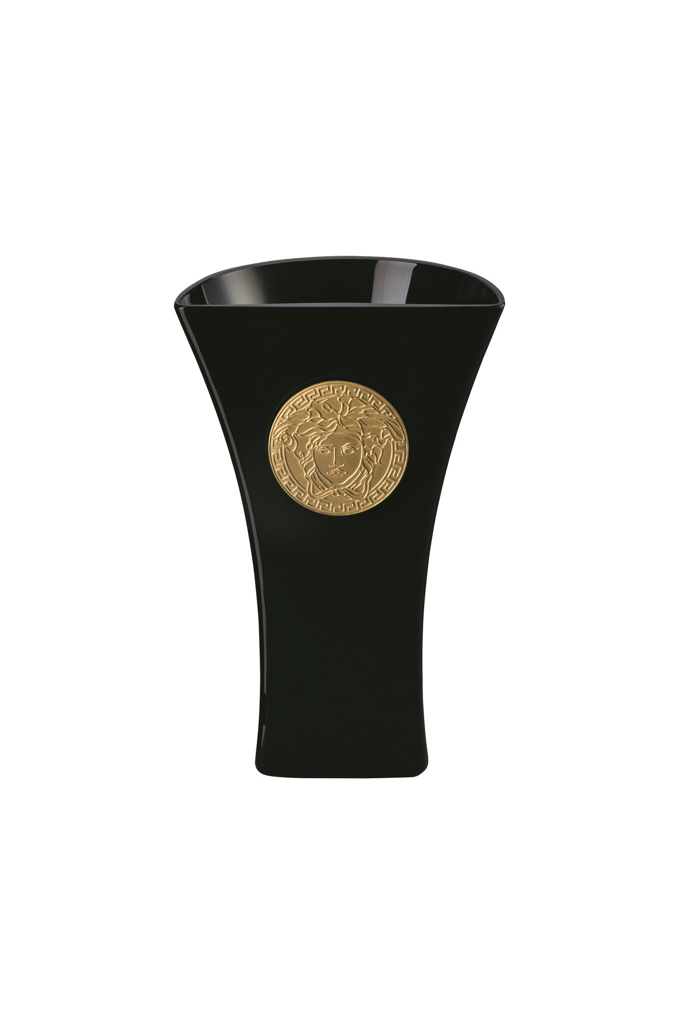 Versace Rosenthal Medusa Madness Vase - Black 26cm