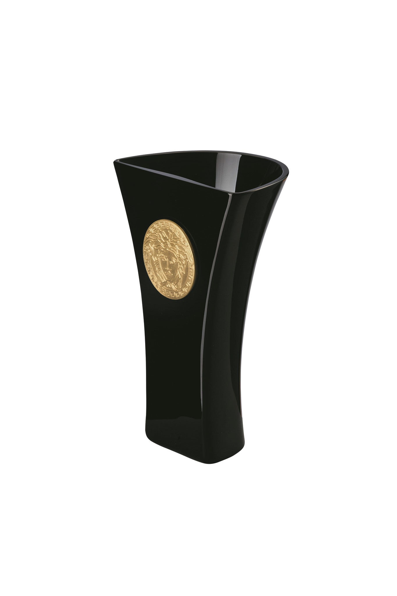 Versace Rosenthal Medusa Madness Vase - Black 26cm