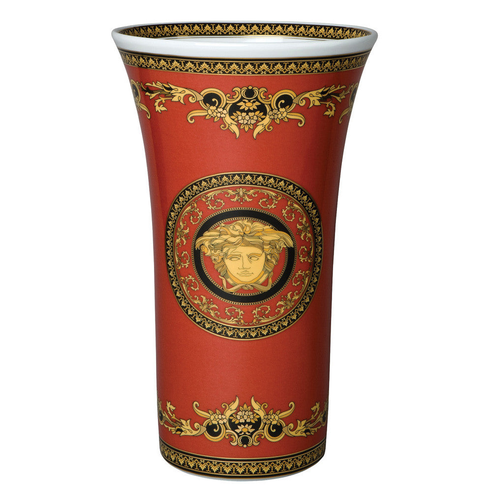 Versace Medusa Red Vase 34cm