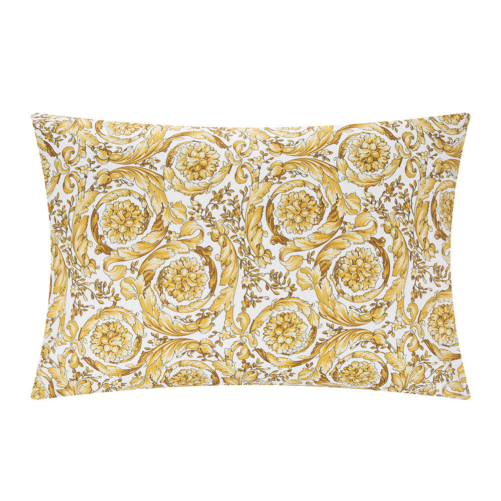 Versace Barocco White Pillow Case Queen Size 4- Piece Set
