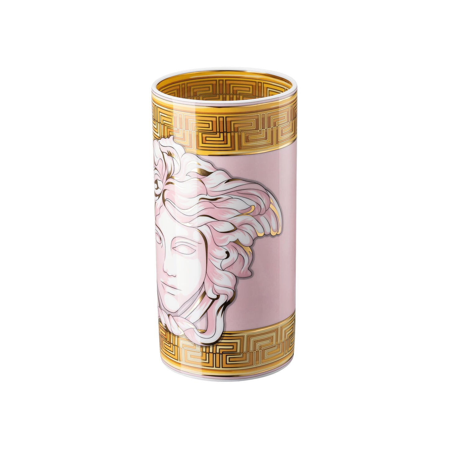 Versace Medusa Amplified Pink Coin Porcelain Vase