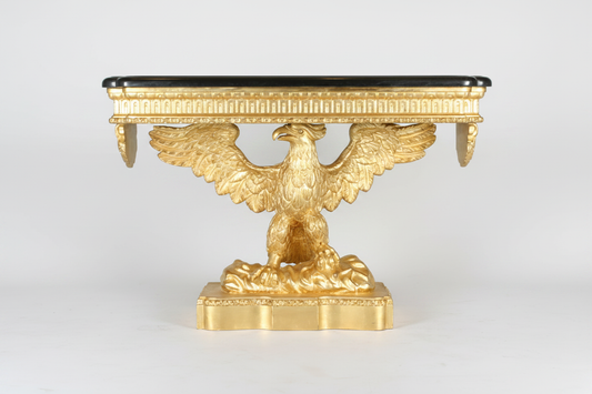 Luxury Gold Eagle Console Table — Full Studio View