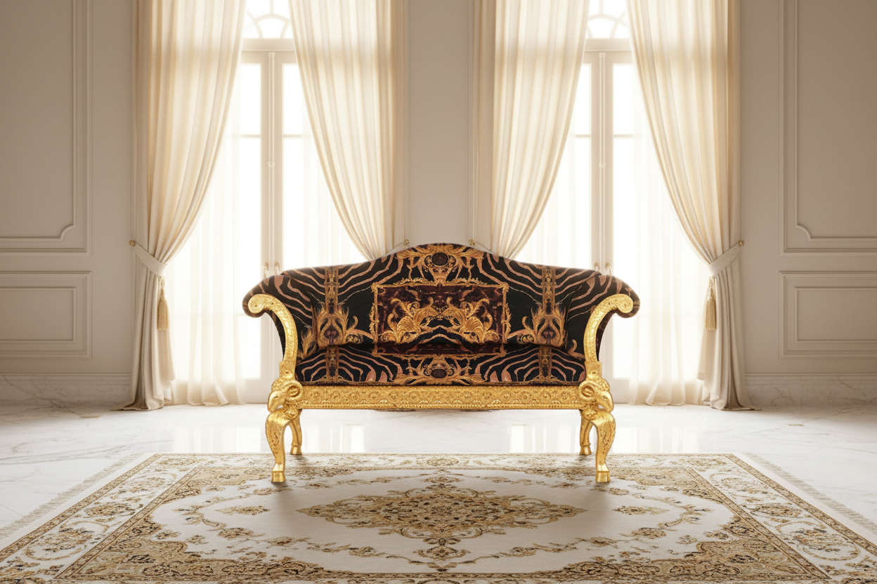 Love Seat Brown Zahara - Hero