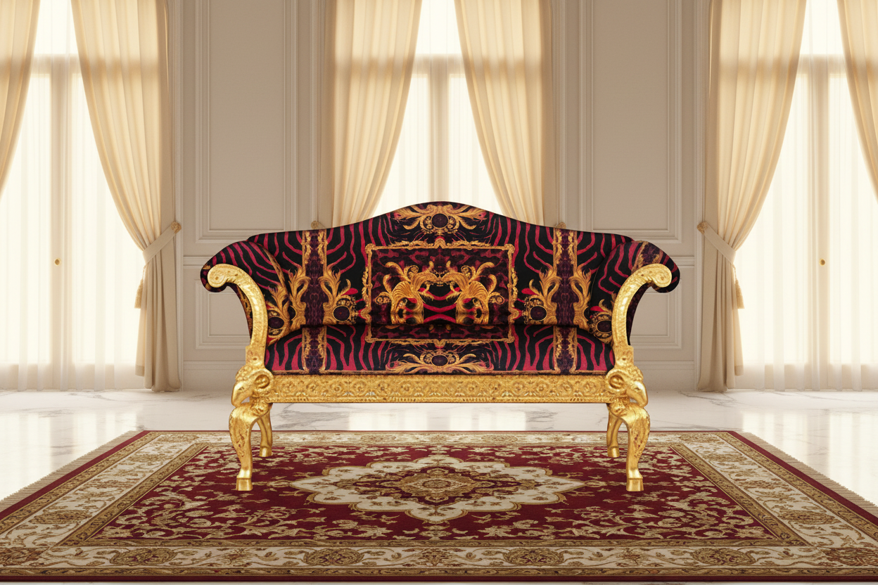 Love Seat Red Zahara - Hero