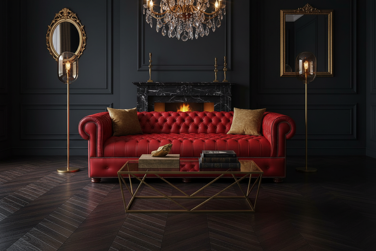 Red Chesterfield Lifestyle
