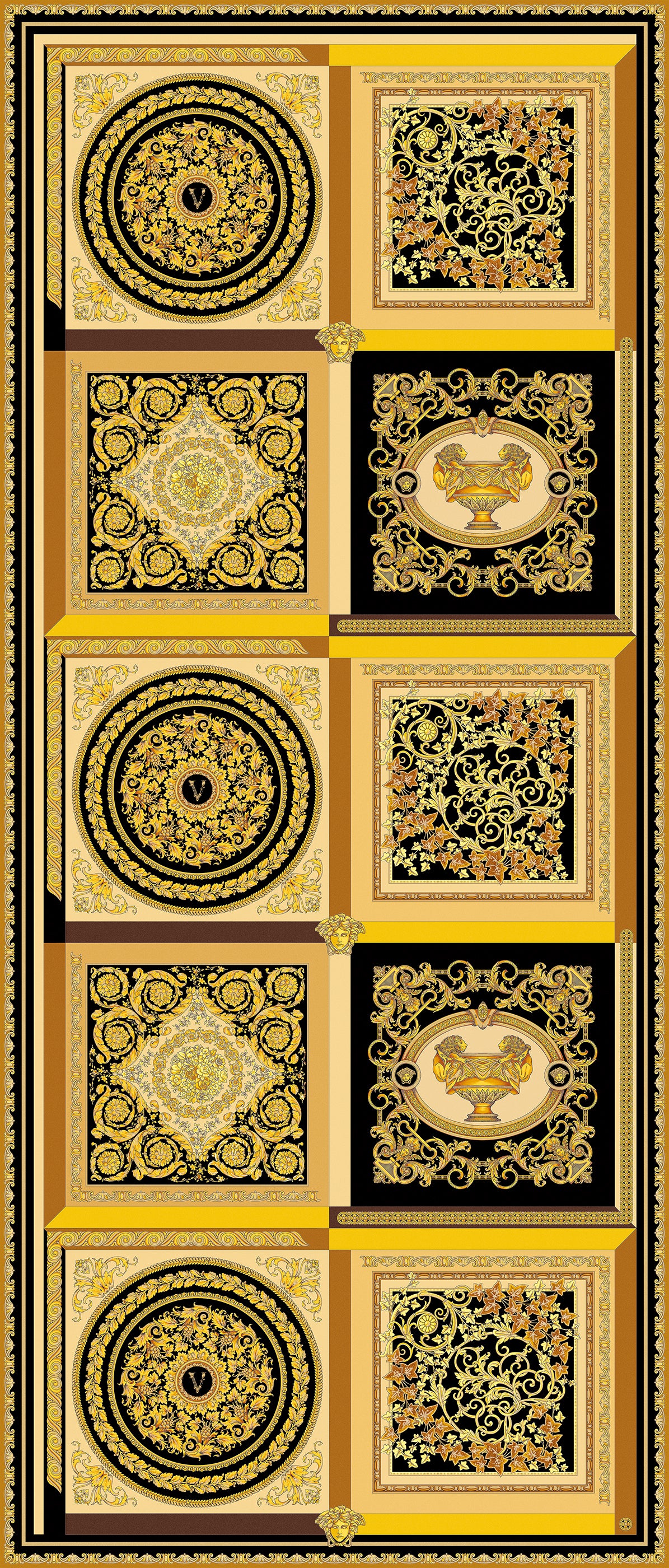 Bathroom Tiles - Versace Bathroom Tiles & Sink - Project Foulard