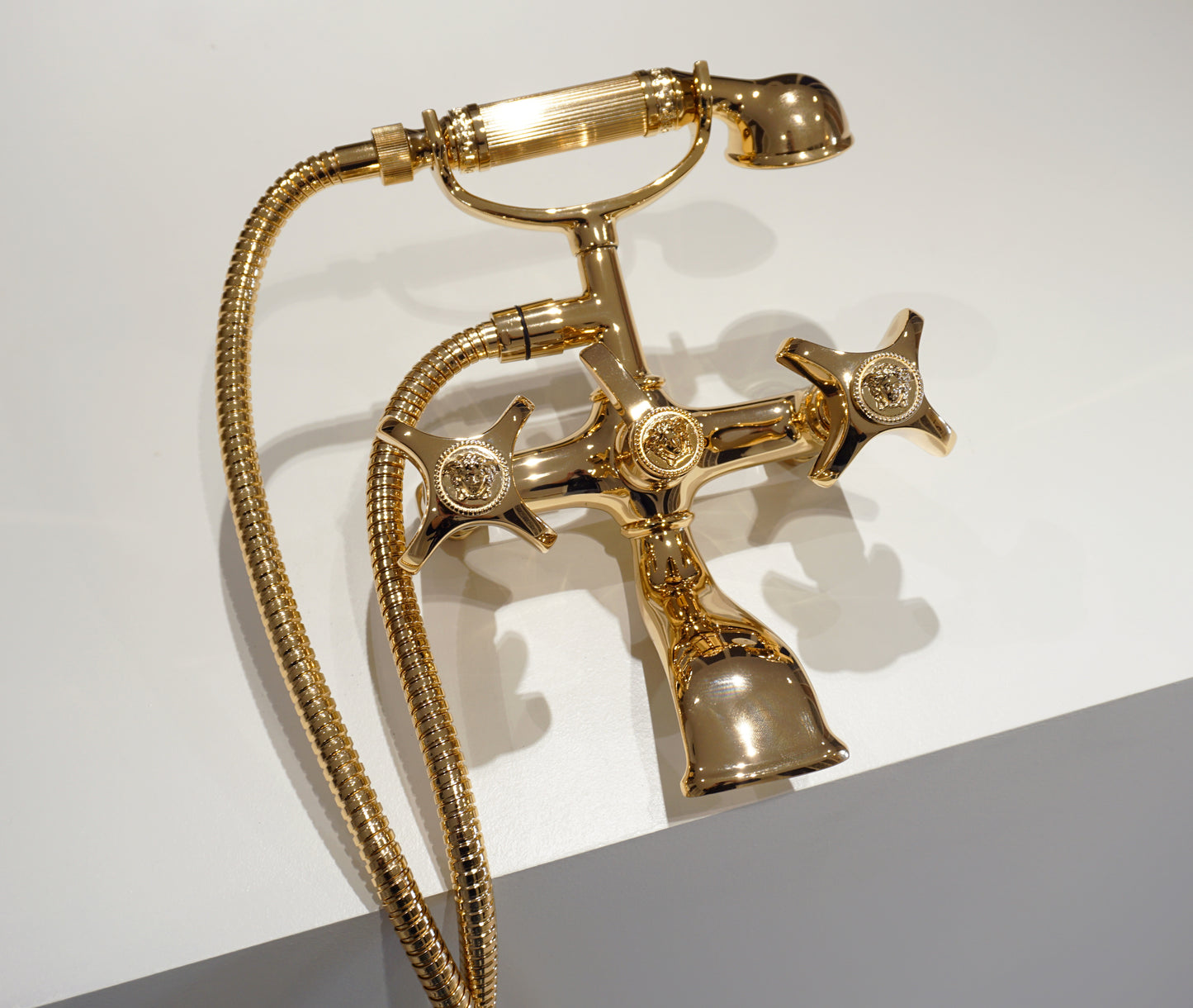 Versace Gold Outside Bathtub Unit