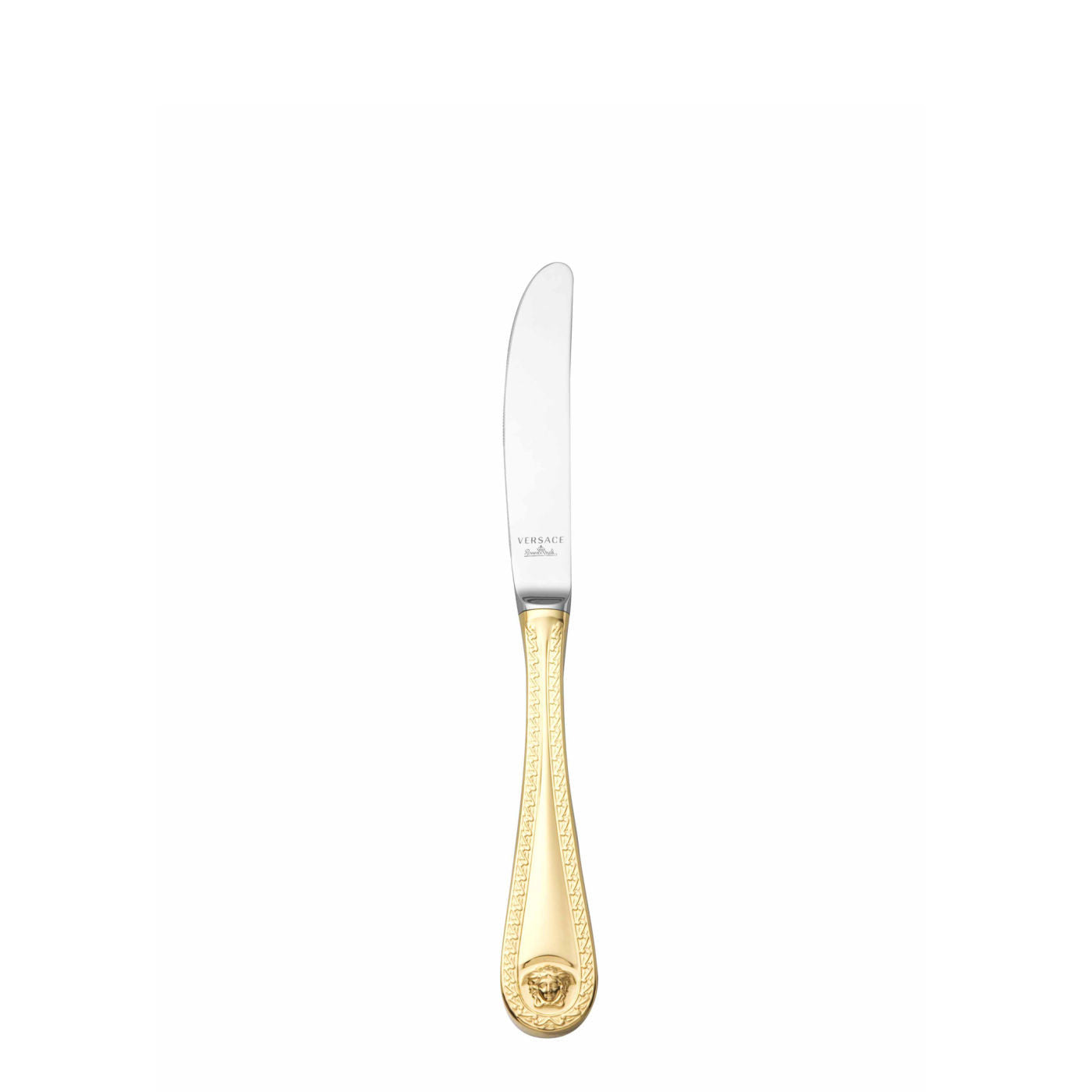 Medusa Gold Dinner Knife by Versace Rosenthal