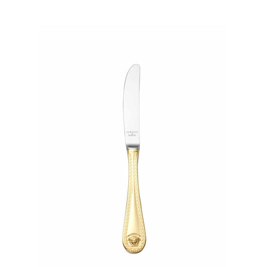 Medusa Gold Dinner Knife by Versace Rosenthal