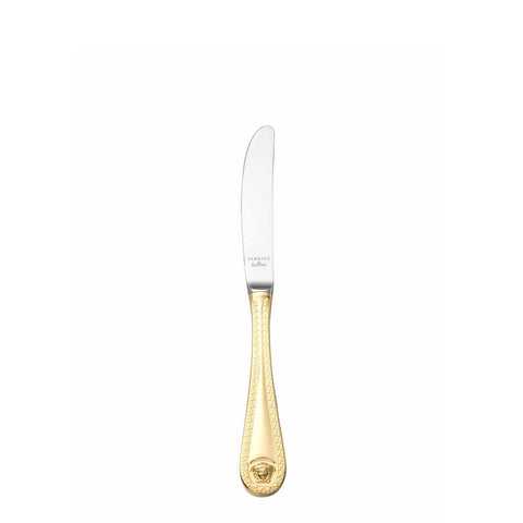 Medusa Gold Dinner Knife by Versace Rosenthal