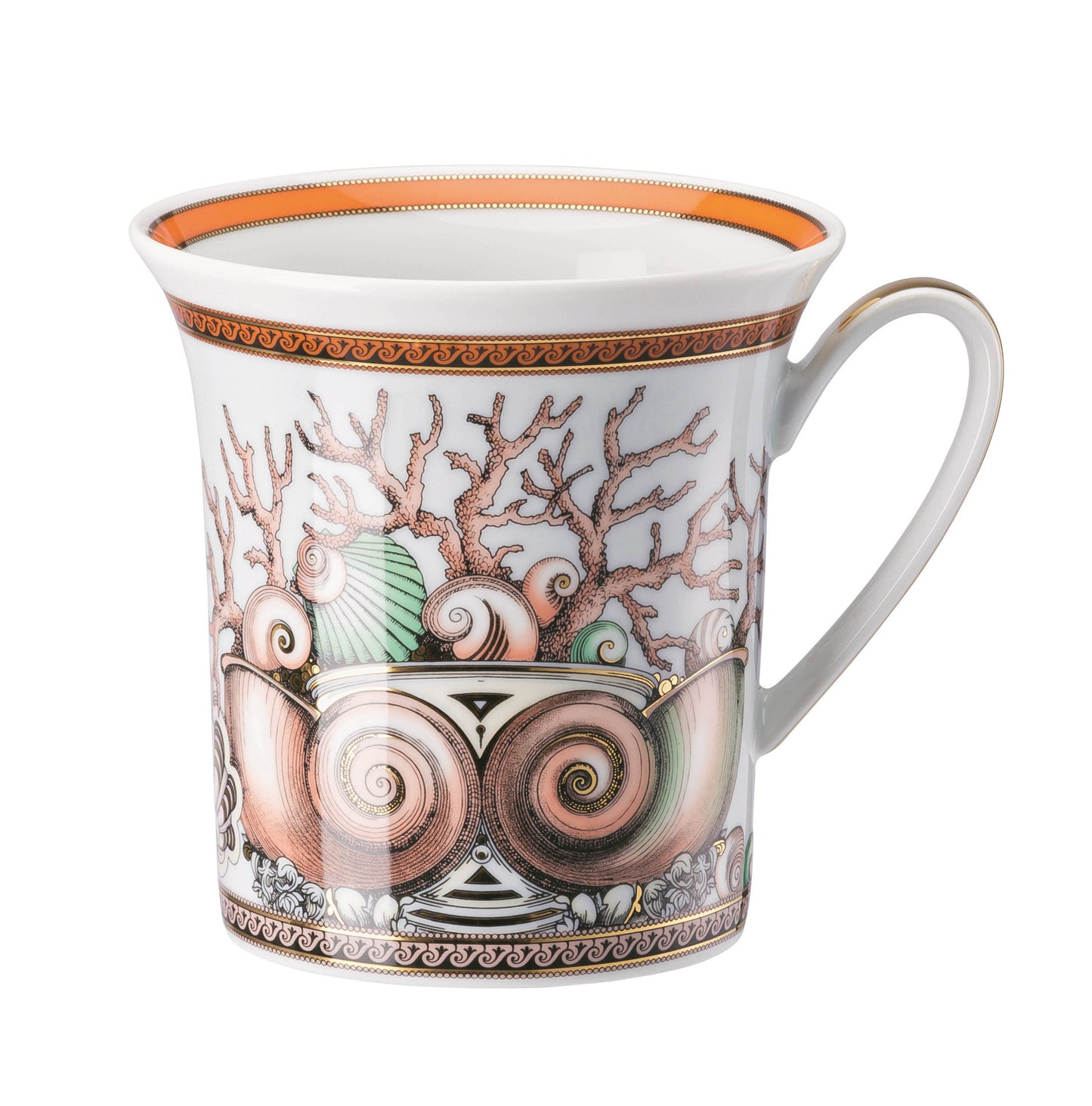 VERSACE ROSENTHAL LES ÉTOILES DE LA MER MUG WITH HANDLE