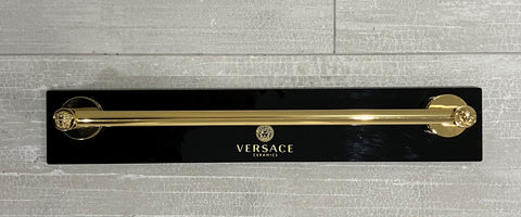 Versace Glass Towel Holder  Gold 60CM