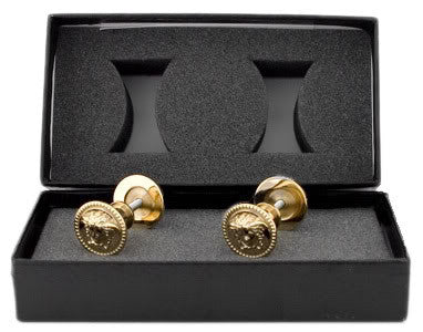 Versace Medusa All-Purpose Knobs In 24K Gold Plated - Pair