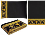 Versace I Love Baroque Medusa King Size Duvet Cover Bedding Sheet Set 4 pieces