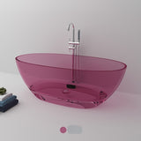 Creative Options File Tub - 17X15X5 Clear W/Magenta