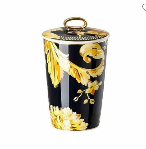 Rosenthal Versace Table Candle Vanity With A Ring Handle Lid
