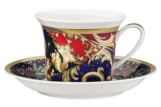 Versace Rosenthal Christmas Barock Cappuccino 3 Piece-Set