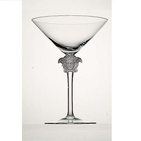 Versace Rosenthal Medusa Lumiere Crystal Cocktail Glass