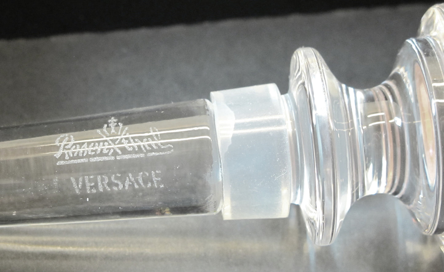 Versace Rosenthal Medusa Lumiere Bottle Stopper