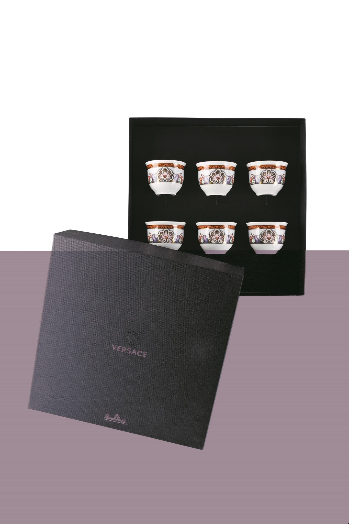 Versace Rosenthal Les Étoiles De La Mer Mugs Small Without Handle - 6pc. Set