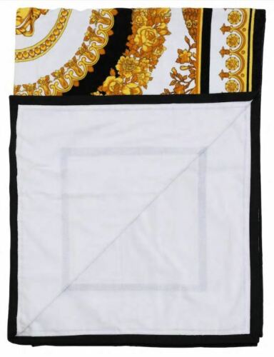 Versace Crete De Fleur Medusa Towel Bath/Beach - 76.77" x 57.09"