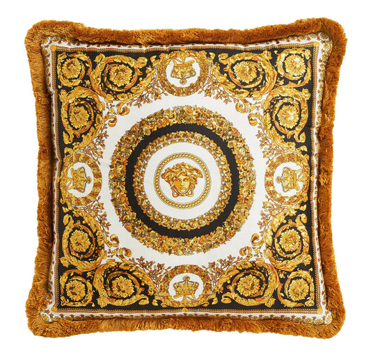 Versace Medusa Crete de Fleur Sequin Pillow