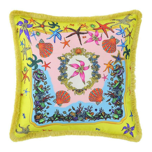 Versace Tresors de la Mer Square Pillow - Multi Color