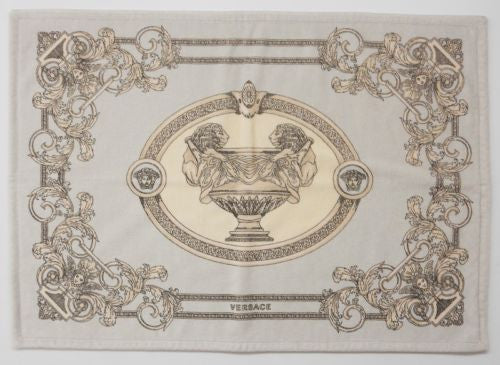 Versace Medusa Le Baroque Bath Mat - Light Grey 50cm x70cm