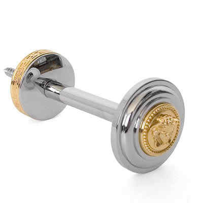 Versace Gold and Chrome Curtain Stopper