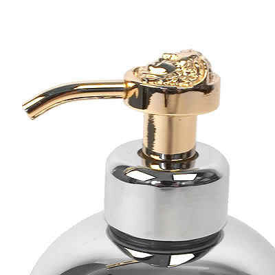 Versace Gold and Chrome Liquid Soap Dispenser