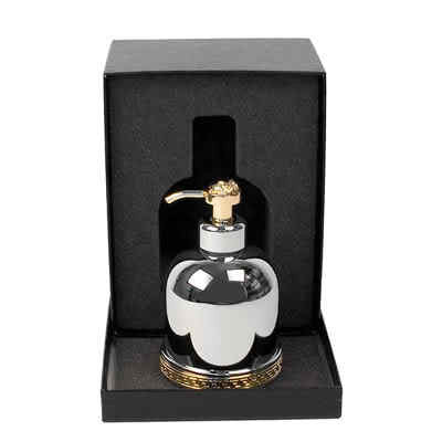 Versace Gold and Chrome Liquid Soap Dispenser