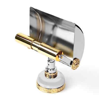 Versace Gold and Chrome Paper Roll Holder