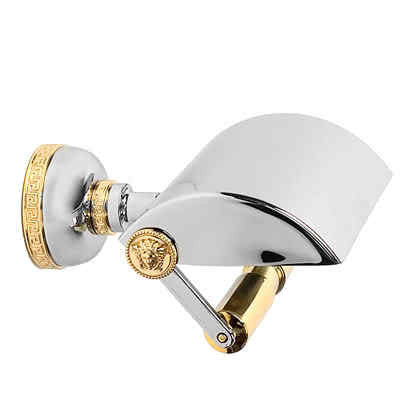 Versace Gold and Chrome Paper Roll Holder