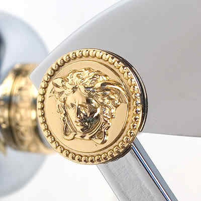 Versace Gold and Chrome Paper Roll Holder