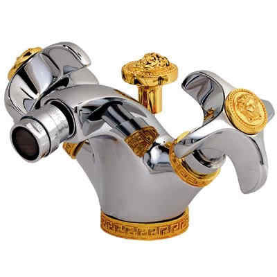 Versace Gold and Chrome Single Hole Bidet Set