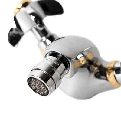 Versace Gold and Chrome Single Hole Bidet Set