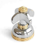 Versace Gold and Chrome 3-Hole Washbasin Set