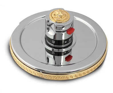 Versace Bathroom Shower Set Classic Gold & Chrome