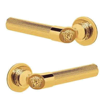 Versace Gold Paired Door Handles