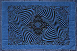 Versace Medusa Beach Towel Blue Black