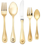 Cutlery Versace Rosenthal Gold Medusa Cutlery 30-Piece Set