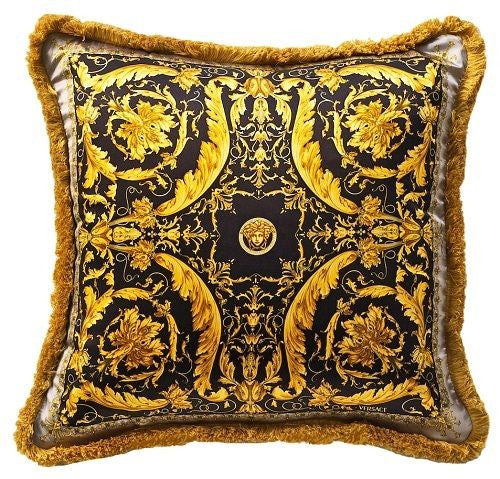 Versace Medusa Le Grand Pillow - Black/Gold 45cm x 45cm